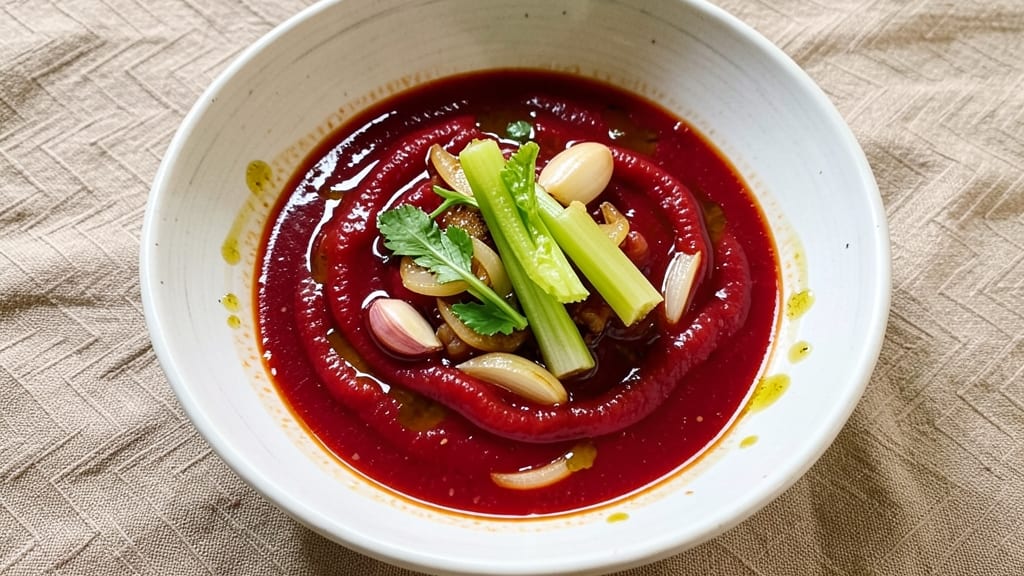 Alix Earle's Soup Recipe: Celery Crown Crunch Meets Creamy Tomato Velout