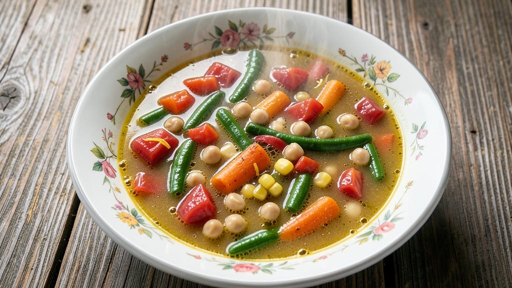 7-Can Vegetable Soup Recipe: One-Pot Pantry Magic with No Blending