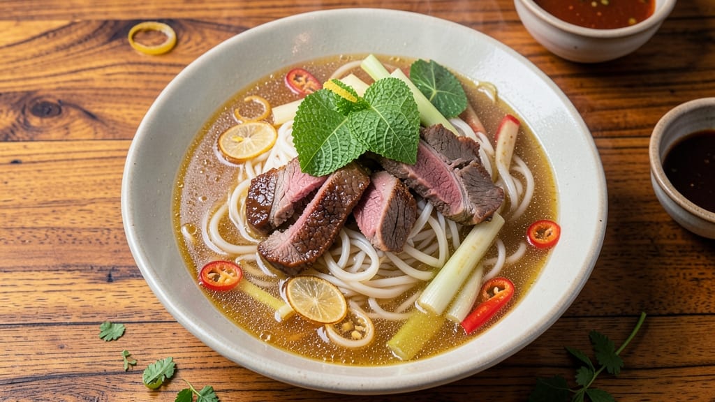 Authentic Thai Beef Noodle Soup Recipe: Fragrant Lemongrass and Galangal Broth Magic