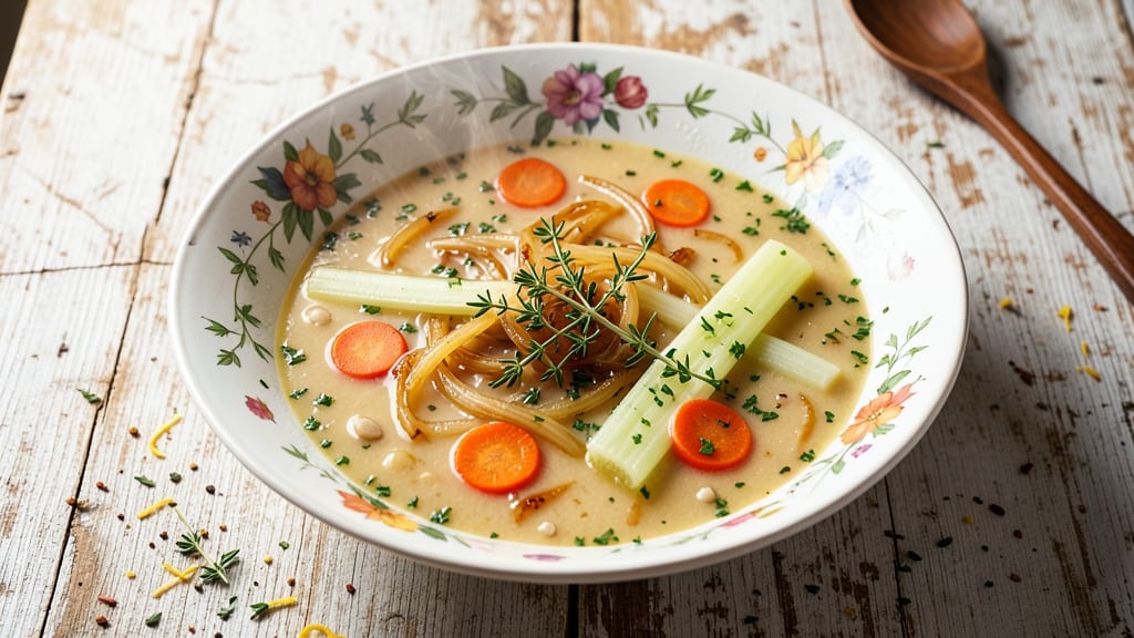 Amy's French Country Soup Recipe: Toasted Garlic and Herb-Infused Warmth