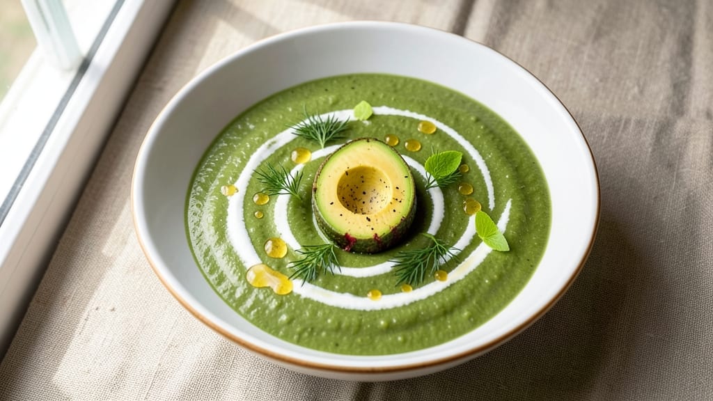 Avocado Cream Soup Recipe: Ultra-Smooth Blend With Avocado and Dill Freshness