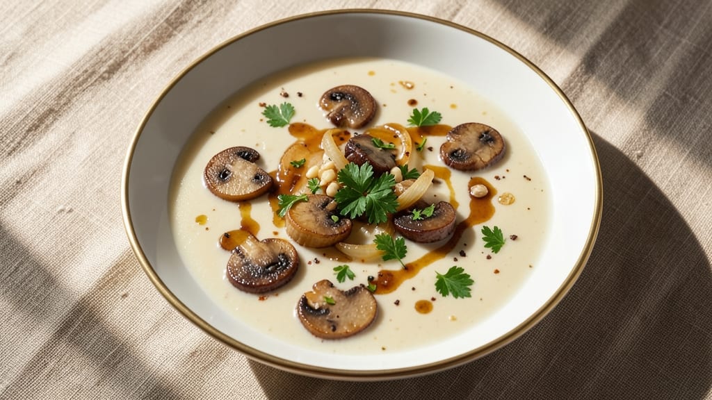 Best Cream of Mushroom Soup Recipe with Sherry: Rich Umami Depth and Velvety Smoothness