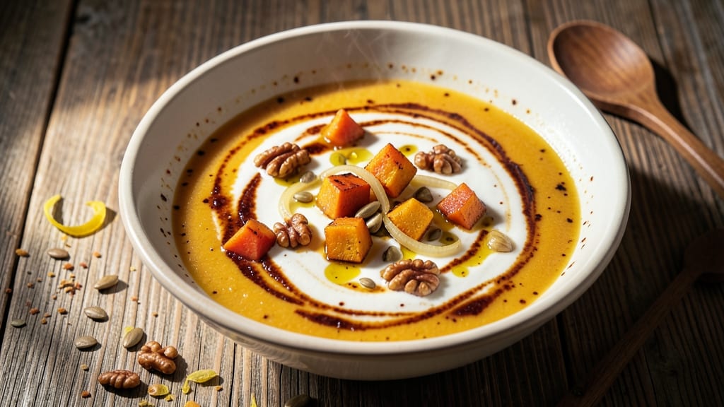 Acorn Squash and Sweet Potato Soup Recipe: Velvety Spice and Roasted Depth
