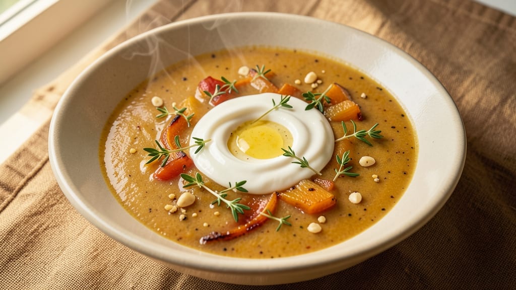 Autumn Squash Soup Recipe: McAlister's-Style Creamy Crunch Topping Magic